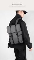 Mochilas de computadora minimalistas para hombres, todas de moda, mochilas de ocio de gran capacidad para estudiantes universitarios - details 24