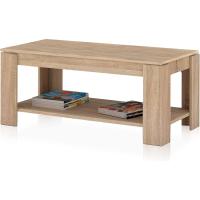 Mesa Centro con Revistero Elegante Acabado en Blanco Artik Medidas: 102 cm (Largo) x 43/54 cm (Alto) x 50 cm (Fondo) - details 13