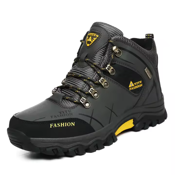 Zapatos de senderismo impermeables para hombre, zapatillas de senderismo ligeras para caminar al aire libre, senderismo y rastreo - 1