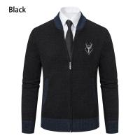 Suéter de punto Retro para hombre, cárdigan informal a la moda con botones, chaqueta de lana, sudadera con capucha de otoño e invierno - details 1