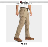 MAGCOMSEN hombres soft shell pantalones de lana caliente pantalones tácticos con bolsillos con cremallera - details 2