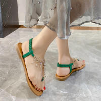 Sandalias de mujer de gran tamaño con diamantes de imitación nuevas de verano - details 17