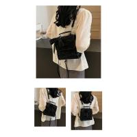 Mochila Premium sense para mujer, mochila informal con textura sólida de color, nueva moda 2025 - details 24