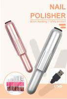 Máquina pulidora eléctrica para uñas, juego de herramientas de manicura y pedicura, portátil, con carga USB - details 1
