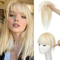 Extensiones de cabello con flequillo para mujer, 4x6/5x7, 100% de cabello humano, flequillo tenue 3D, Clip para pérdida de cabello, piezas de cabello con flecos - details 6