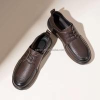 Nuevos Zapatos de vestir formales de diseño italiano Chaussures Homme Zapatos Hombre cuero moda zapato de negocios con cordones marca - details 10
