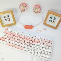 Teclas MOA sublimación de dibujos animados material PBT lindo teclado mecánico teclas jiika wow - details 5
