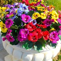 Flores Artificiales Vibrantes 6 Manojas de Colores Mixtos para Decoración del Hogar, Bodas, Fiestas en el Jardín, Día de la Madre y Más Decoraciones Florales Sin Contenedor - details 2