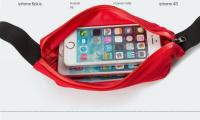 2 bolsillos deportivos flexibles al aire libre impermeables para hombres y mujeres, fitness, carrera, ciclismo, bolsas telefónicas, cinturones - details 12
