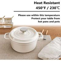 Manteles brillantes resistentes al calor para el hogar, para mesas, mesa de comedor, manteles personales para interiores y exteriores, - details 4