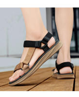 Sandalias negras transpirables informales de verano para hombre, chanclas antideslizantes, zapatillas de playa al aire libre de alta calidad, zapatos de agua - details 16