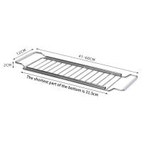Estante de almacenamiento retráctil para fregadero de cocina, escurridor de trapo, filtro de platos para el hogar, estante de almacenamiento de frutas y verduras - details 1