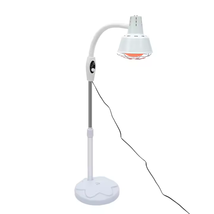 Lámpara de Calor Infrarrojo de 275W Cabeza Única Roja para Masaje Salón - 1