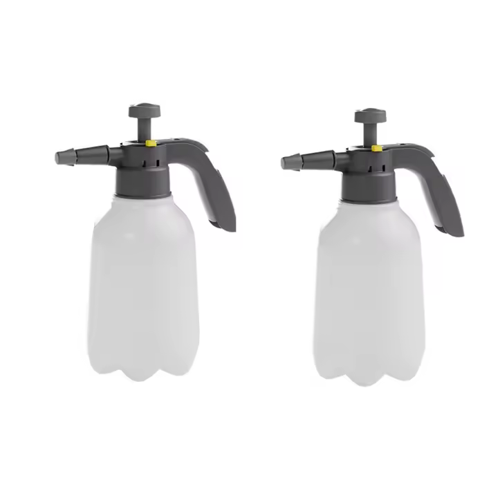 Pulverizador de agua a presión de mano, pulverizador de compresión de aire para jardín, botella pulverizadora de aire para regar flores y plantas, color blanco - 1