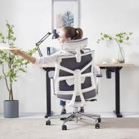 Respaldo Adaptativo, Mesa y Silla de Escritorio de Alto Respaldo con Reposabrazos 4D, Profundidad de - details 5