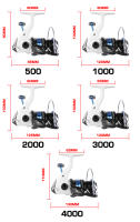 Carrete de Spinning Ultraligero MIFINE LEGENCY 8KG Drag Máximo 500 Carretes para Pesca en Agua Dulce y Salada Carrete de Pesca de Especias y Deportes - details 3
