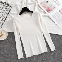 suéter de punto de manga larga para mujer, Jersey informal OL, otoño e invierno, 2025 - details 52