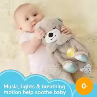 Juguete para bebés, vocalizador de nutrición portátil, relajante con música, luces y respiración para recién nacidos en adelante. - details 2