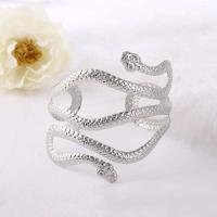 69HB Retro griego romano abierto pulsera de serpiente brazalete superior del brazo Cufrmlet Festival joyería de danza nupcial - details 4