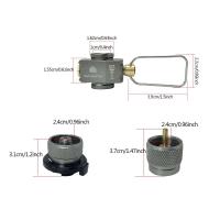 Adaptador plano de transmisión de quemador de gas para exteriores, adaptador de tanque múltiple para camping - details 1