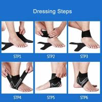 Tobillera de 1 pieza, soporte, manga de compresión, vendaje elástico para pie, envoltura protectora, calcetines deportivos, venta al por mayor - details 5