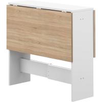Mesa Plegable Contemporánea con 2 Solapas Plegables, Tablero de Partículas de Melamina, 103 x 76 x 73.4 cm - details 5