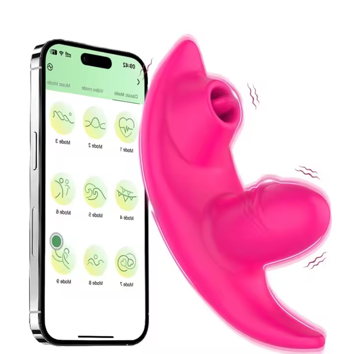 Vibrador Incorporado en Pantis Control APP Estimulador de Clítoris y Vagina de Silicona - 1