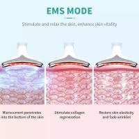 Masajeador Facial EMS Antiarrugas 3 LED 3 Modos Cuidado de la Piel del Cuello - details 10