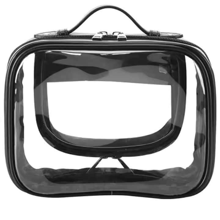 Neceser de Maquillaje Impermeable Multifuncional de Doble Capa Bolsa de Cosméticos de Gran Capacidad para Organizadores de Estantería de Pinceles de Maquillaje - 1