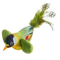 Juguete interactivo para gatos y pájaros, alas batientes, juguete de peluche para pájaros, funciona con pilas, estimulador de animales, gatitos, accesorios para gatos - details 0