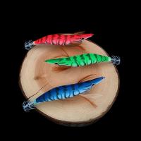 Aparejos de pesca de 5 piezas, anzuelo de calamar 2023 jigs, 12g, señuelo de pulpo 14,5g, 19,9g, señuelos de camarón de madera de simulación - details 6