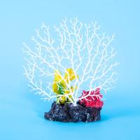 Adornos de resina para acuario, arrecife de Coral, artesanía colorida, paisaje de pecera, decoración, accesorios de plantas acuáticas artificiales simuladas - details 8