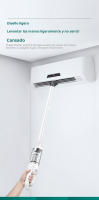 Aspiradora sin Cable Multifuncional Potencia de 6500Pa, Sin Bolsa, Carga USB Recargable, Alcance de 7.9m, Capacidad de 1.4L, Nivel de Ruido de 60db - details 5