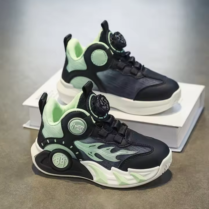 Zapatos de Baloncesto para Niños 2025 Nueva Malla Transpirable Diseño Versátil - 1