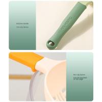 Colador grande de silicona para cocina, utensilios de filtro resistentes a altas temperaturas, mango largo, colador de Pasta, colador de drenaje, cuchara de drenaje - details 6
