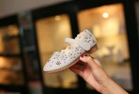 Zapatos de cuero de princesa para niñas, zapatos planos con recortes y flores, suaves, para primavera y verano, 2024 - details 16