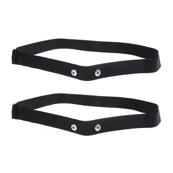 Bandas elásticas para el pecho, 2 piezas, con Sensor de ritmo cardíaco, para Geonaute, Wahoo, Garmin, Magene, Bryton, Coospo - 1
