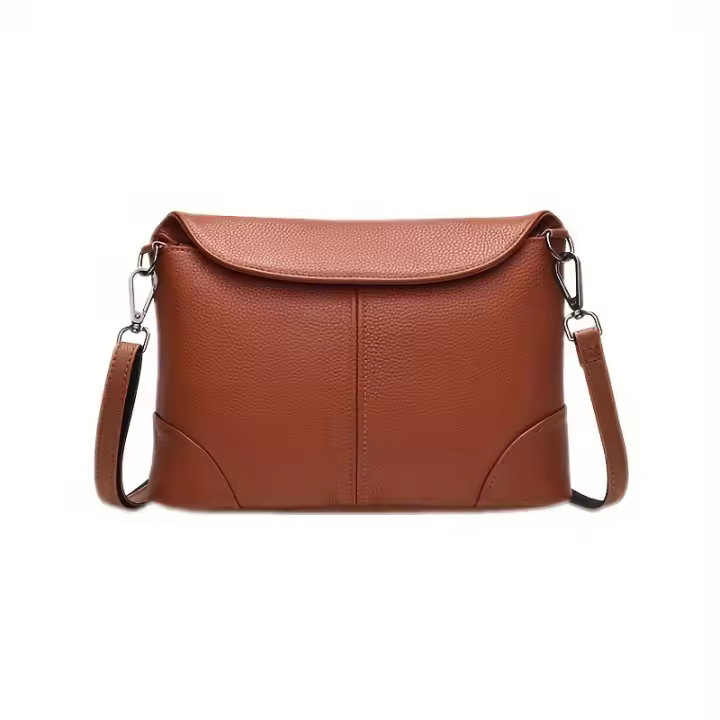 Bolso de hombro elegante para mujer, diseño simple informal, bolso cruzado para viajeros de negocios de gran capacidad - 1
