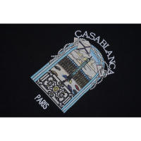 Camiseta de Verano de Algodón Puro Ajuste Suelto, Cuello Redondo, Estilo Casual para Hombres y Parejas Deportes y Moda - details 4