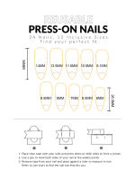 Uñas Postizas De Press on Hechas a Mano Con Diseño De Rhinestone Brillante Uñas Falsas Stiletto De Acrílico Con Cristales Y Perlas Longas Para El Escritorio - details 6