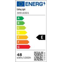 Plafón LED Regulable Control Remoto 48W 5400LM 3000K-6500K Día 70cm Ideal para Sala de Estar, Dormitorio, Comedor, Baño, Pasillo Blanco - details 12