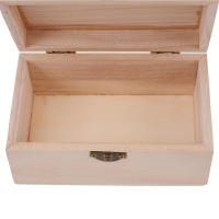 Caja de Madera de Alta Calidad S/M/L con Tapa Artesanal y Encaje Cuadrado para Decoración del Hogar y Almacenamiento de Suministros - details 7