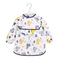 Baberos de manga larga para bebé, delantal impermeable para comer, arte de alimentación, recién nacido, eructo, 2 piezas - details 1