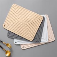 Soporte grande de silicona para ollas, almohadilla cuadrada gruesa de aislamiento térmico, alfombrilla corrugada antideslizante para mesa de cocina, blanco - details 2