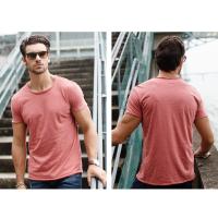 Novedad de verano, camiseta de manga corta de color sólido para hombre, ajustada, de algodón de bambú, talla europea, estilo coreano, camiseta informal de moda para hombre - details 12