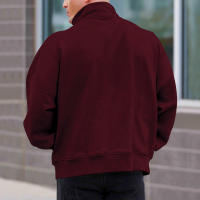 Chaqueta de color liso con cuello alto y media manga larga, para hombre - details 25