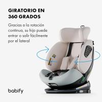 Silla de Coche Isofix para Bebés y Niños Ajustable a 40-150 cm, 360º de Rotación, Seguro y Portátil - details 27