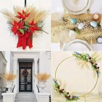 5 hojas artificiales de palma dorada, plantas tropil falsas para decoración para fiesta de boda en el hogar y el jardín - details 4