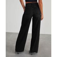 2025 nuevos pantalones anchos de mezclilla para mujer - details 8