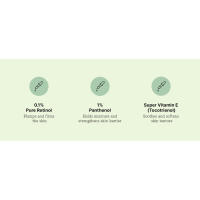 0.1 retinol panthenol super vitamin e tocotrienol soothes refine skin texture strengthen skin